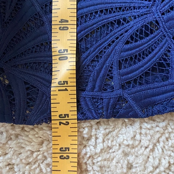 Kay Unger Royal Blue Lace Dress - Picture 8 of 9